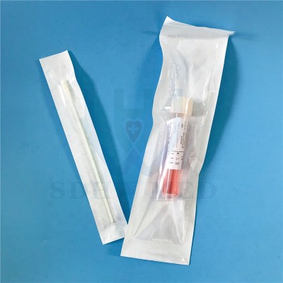 Virus sample collecting swab with medium for virus sampling