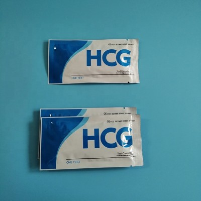 China made disposable hcg pregnancy home test 4.0mm cassette