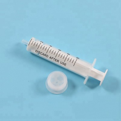 Disposable Plug Oral Syringe 10ml For Drug With Adapter